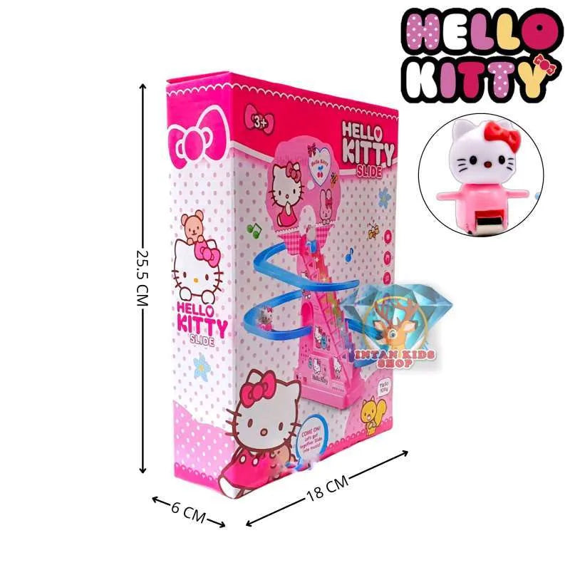 Musical Helo Kitty Track Toy Music Track Slide With Stair || Music Toy For Girls