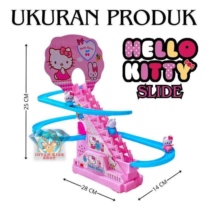 Musical Helo Kitty Track Toy Music Track Slide With Stair || Music Toy For Girls