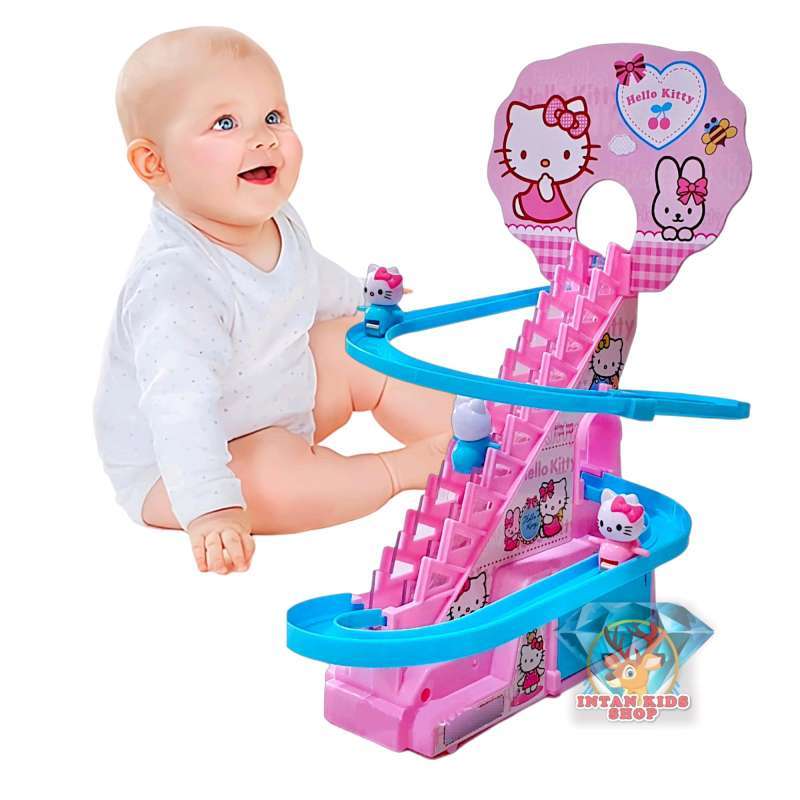Musical Helo Kitty Track Toy Music Track Slide With Stair || Music Toy For Girls