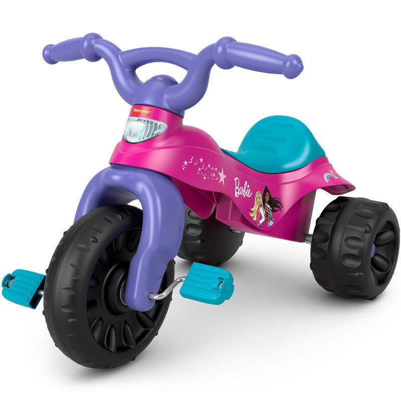 Barbie Fisher-Price Tricycle with Handlebar Grips and Storage Area