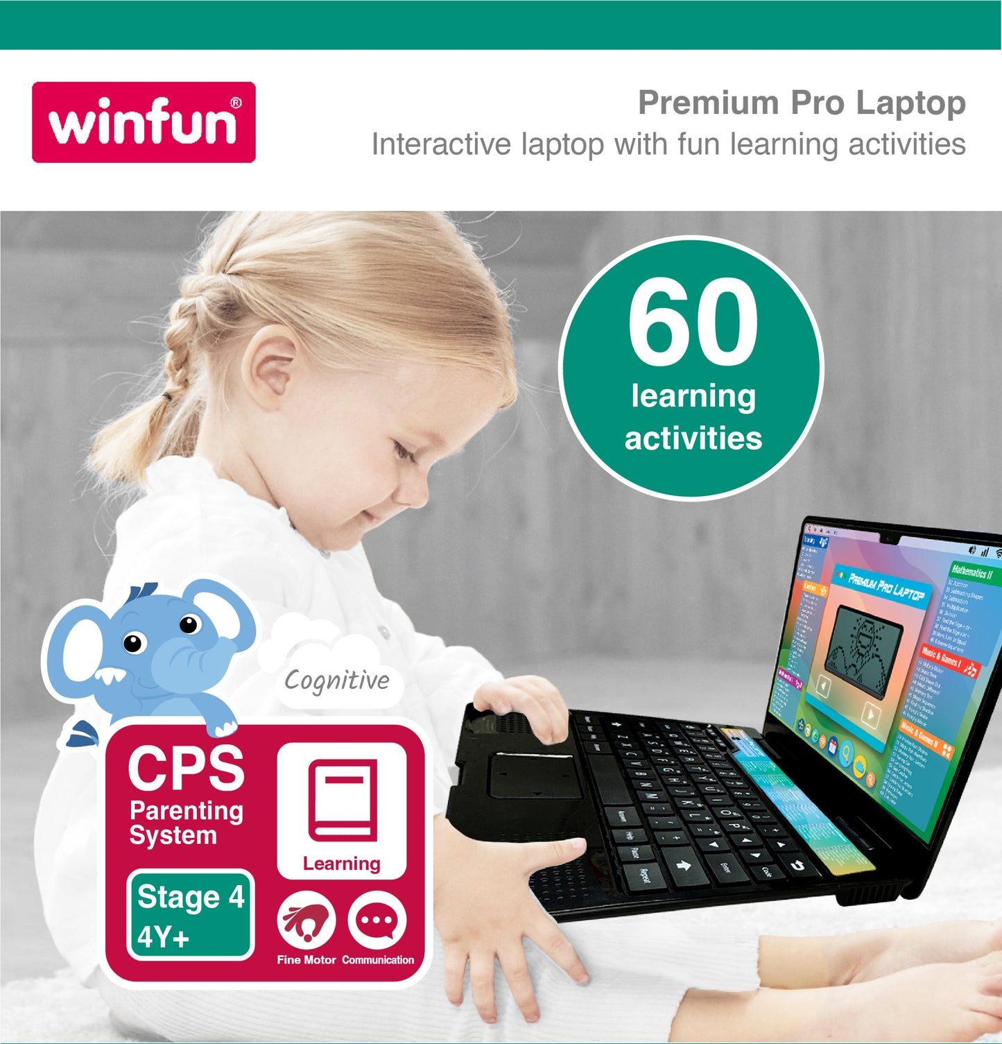 Winfun Premium Pro Laptop For Kids Learning Laptop Toy For Kids Winfun Laptop For Kids