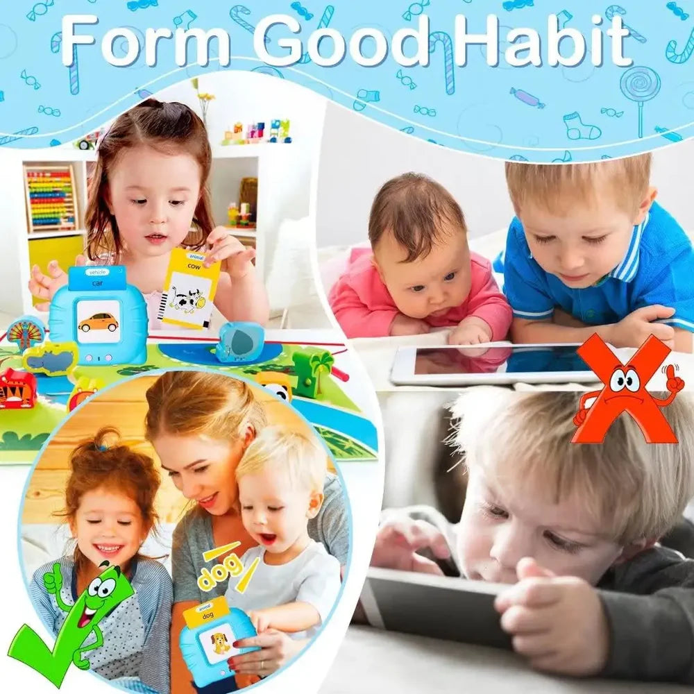 Early Education Learning Talking Toy 110 Double Sided Flash Cards