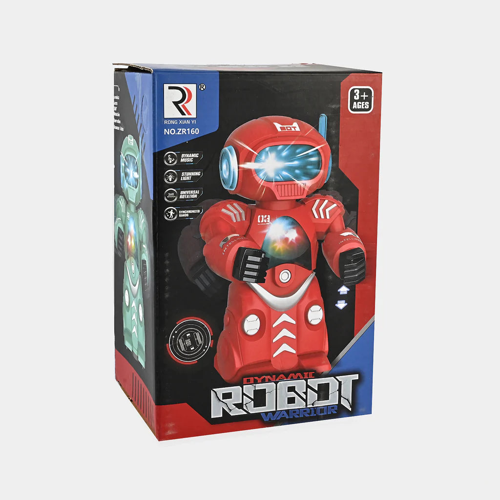 Musical Dancing Robot Toy with Flashing Lights Action Zr160 (Colour May Vary)