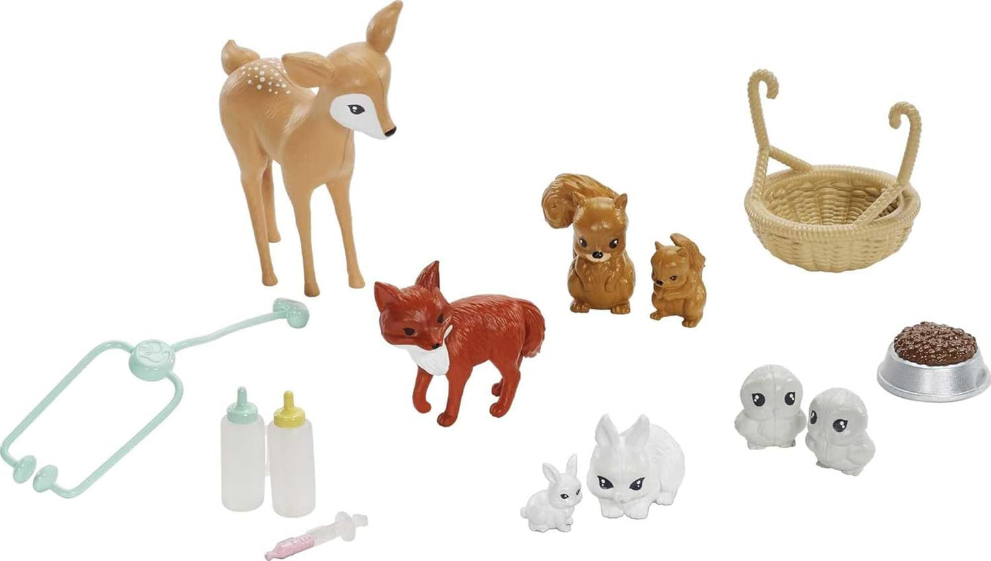 Barbie Animal Rescuer Doll and Playset with Accessories