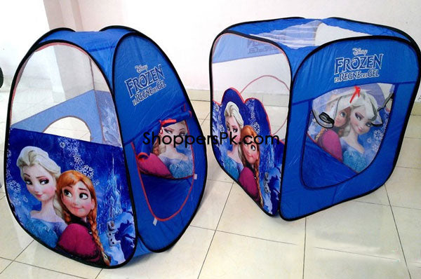 Frozen Tent House With 100 Balls For Kids Play Tent with Tunnel and Playhouse