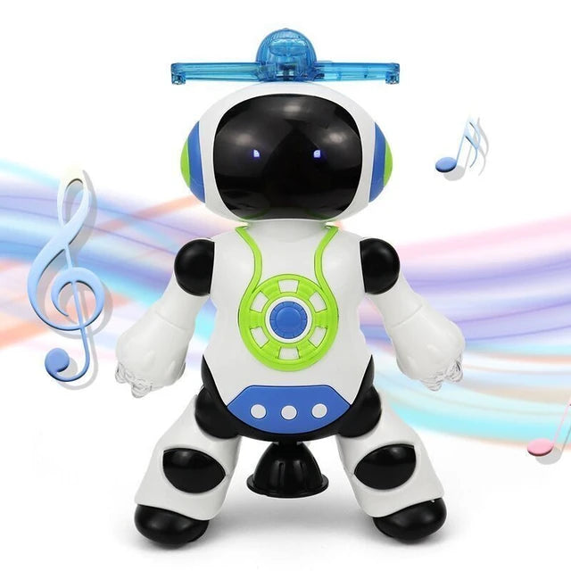 Dancing Robot with Flashing Lights Spinning Dancing Robot Music Toy For Boys