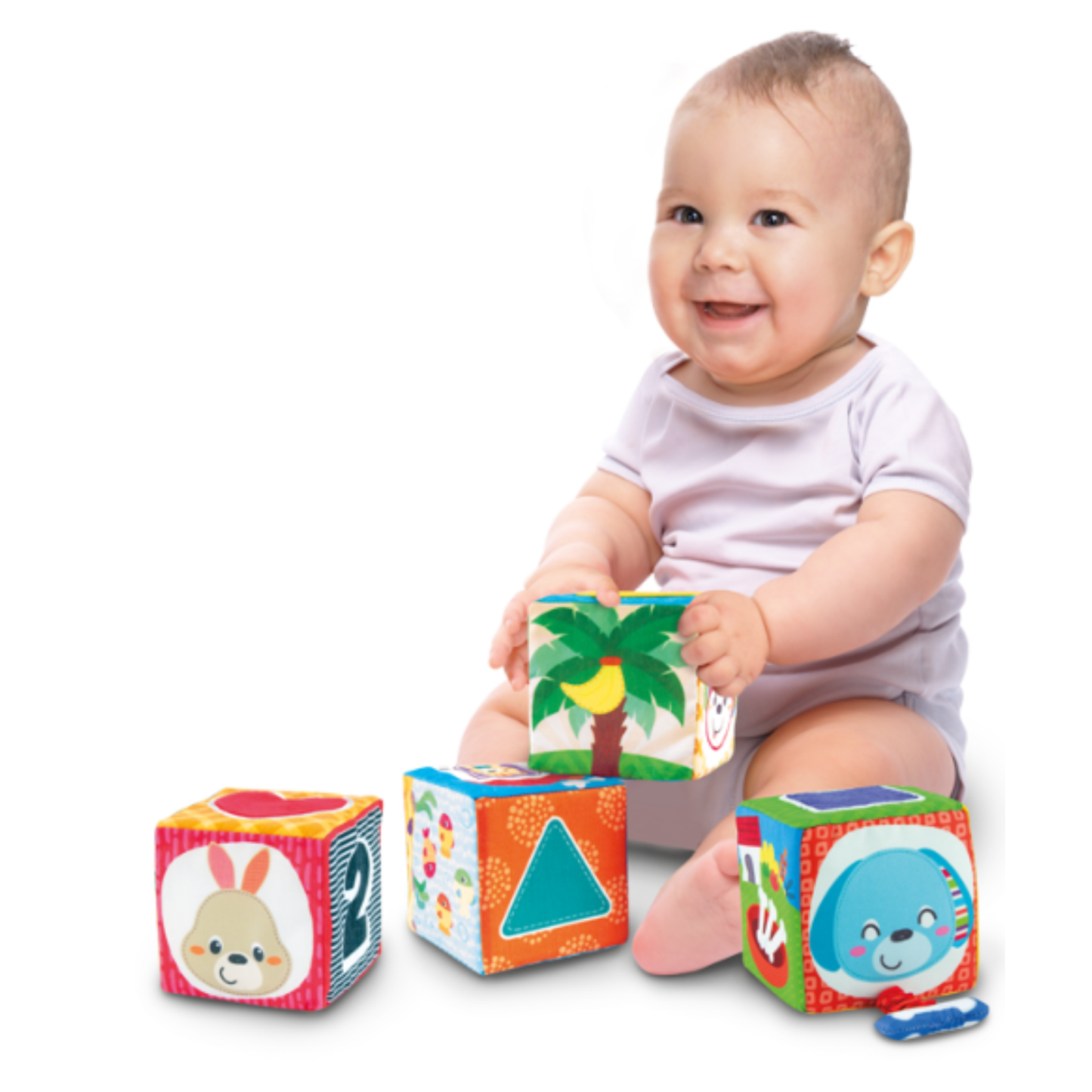 WInfun Animal Pals Soft Blocks For Todler Stuff Toy For Kids