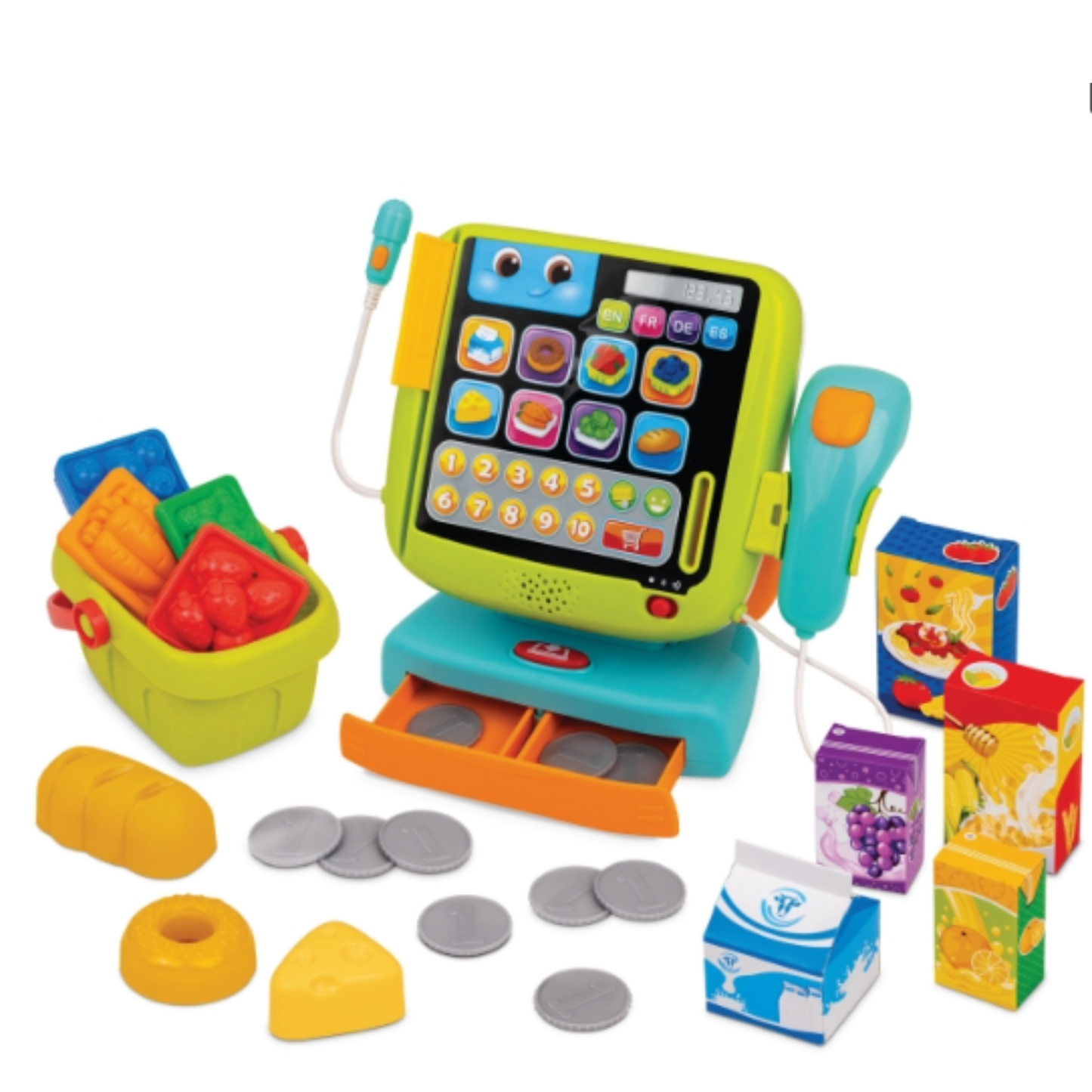 WinFun Count & Play Cash Register Set Toy For Kids Activity Cash Register Toy