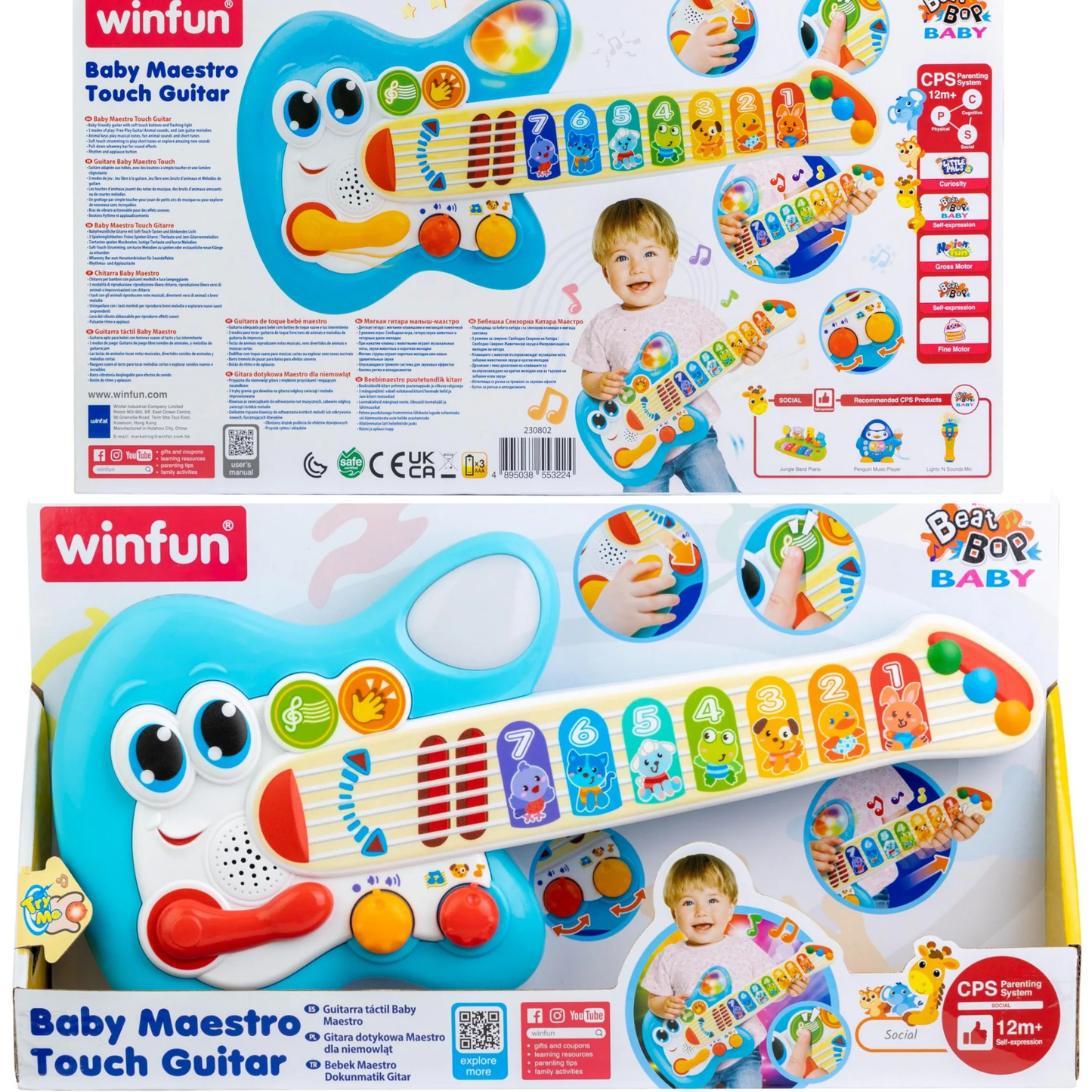 Winfun Baby Maestro Touch Guitar Musical Guitar Toy For Kids