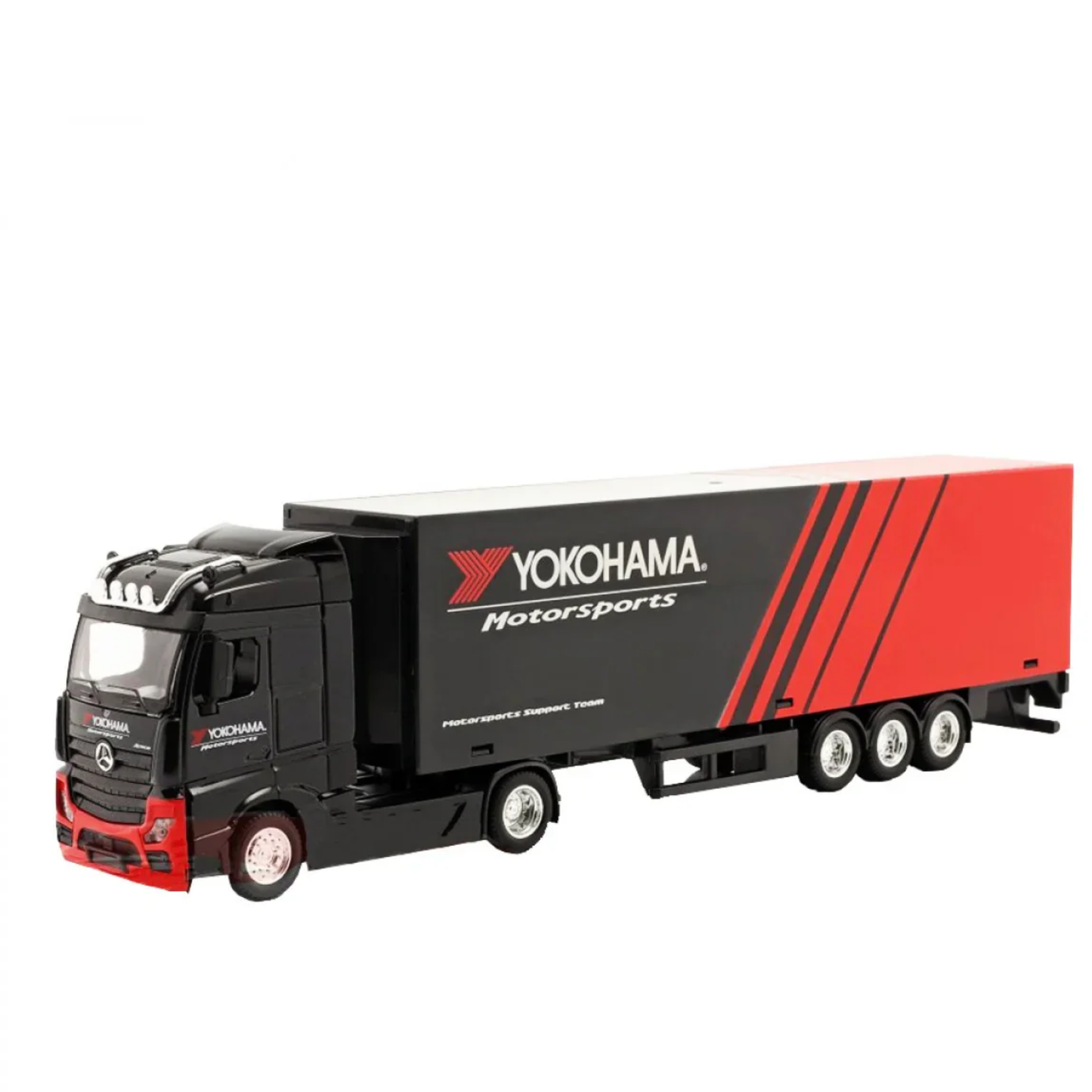 Bburago 1:43 Street Fire Haulers with Trailer Toy Truck For Kids (Assorted)