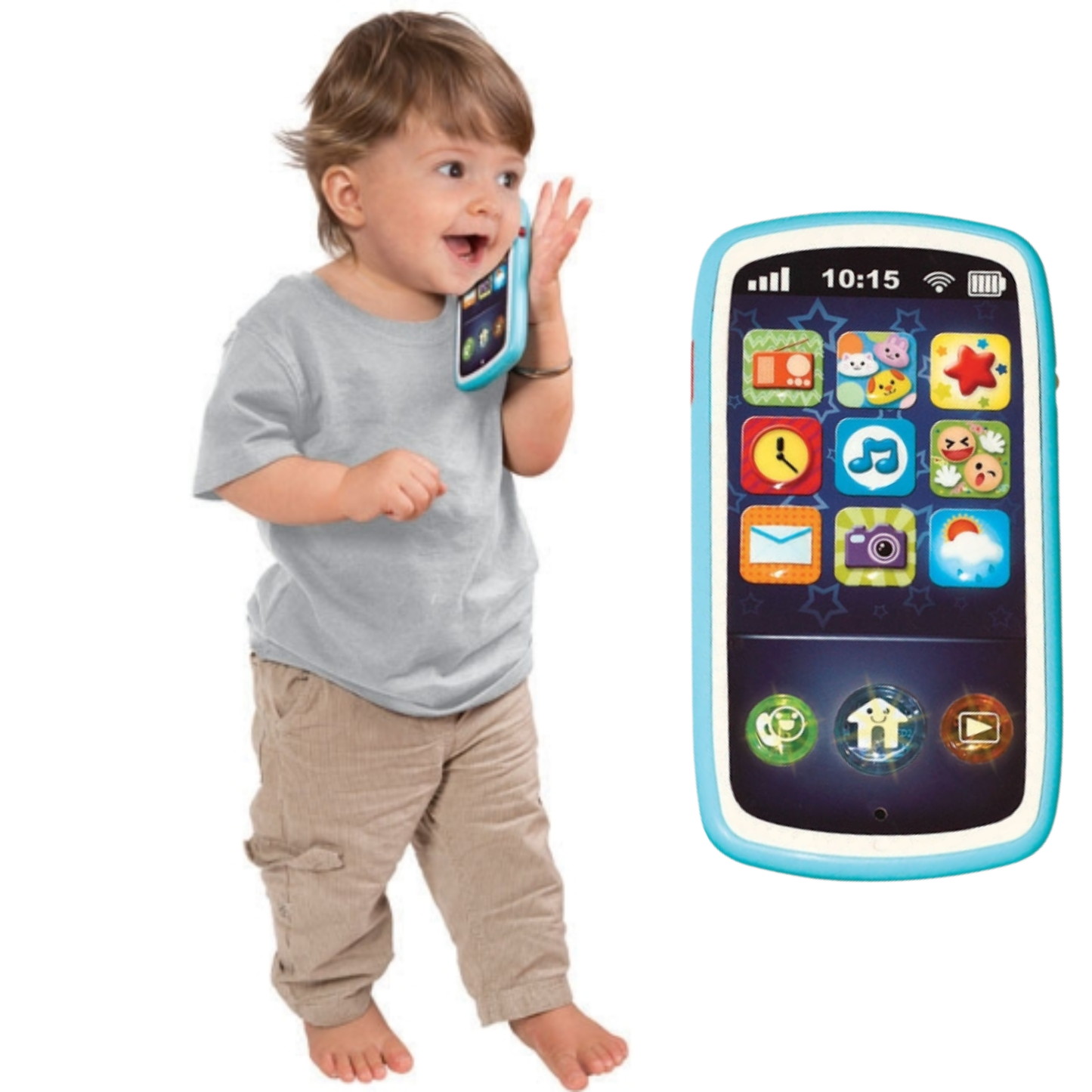 Winfun Music N Light Phone For Kids Winfun Fun Sounds Smartphone Musical Toys For Kids