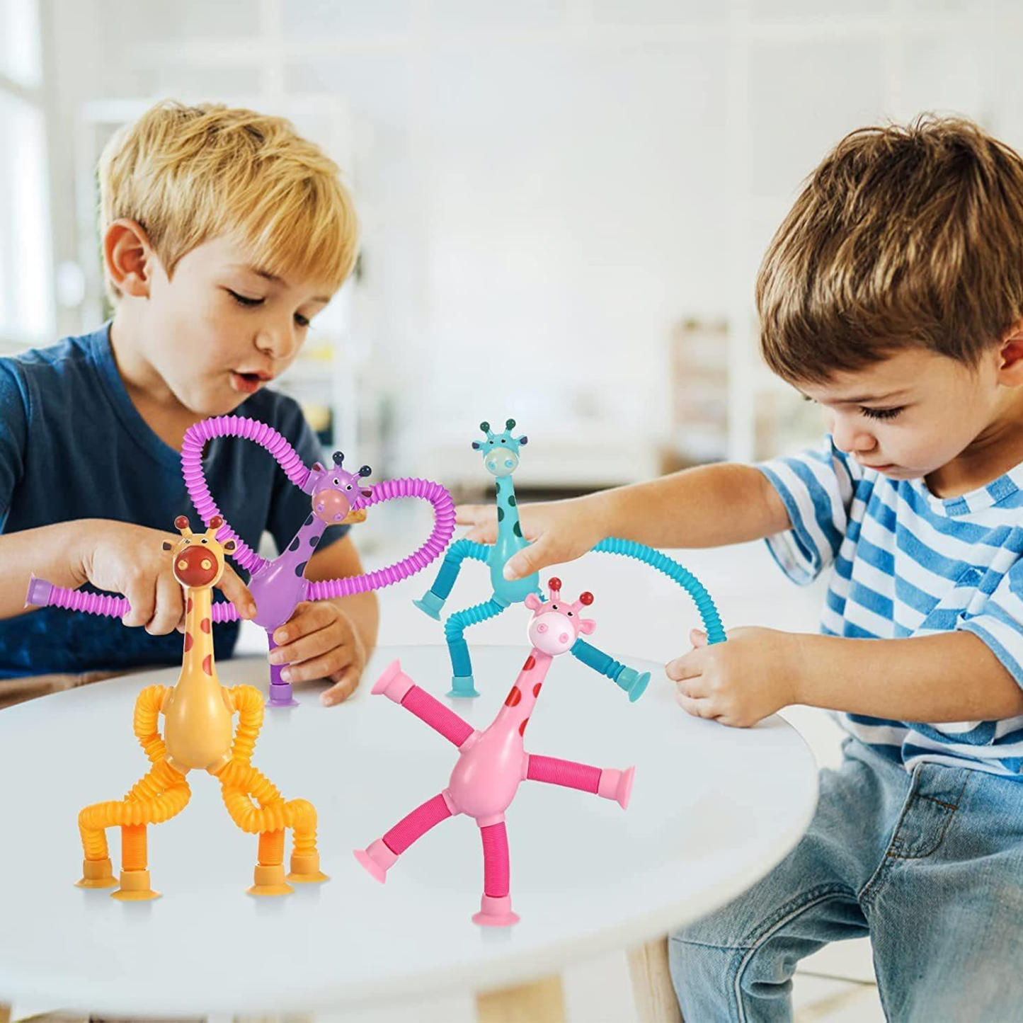 1 Piece Giraffe Pop Tubes Suction Cup Giraffe Toy Fidget Toy For Kids(Colour and Design May Vary)