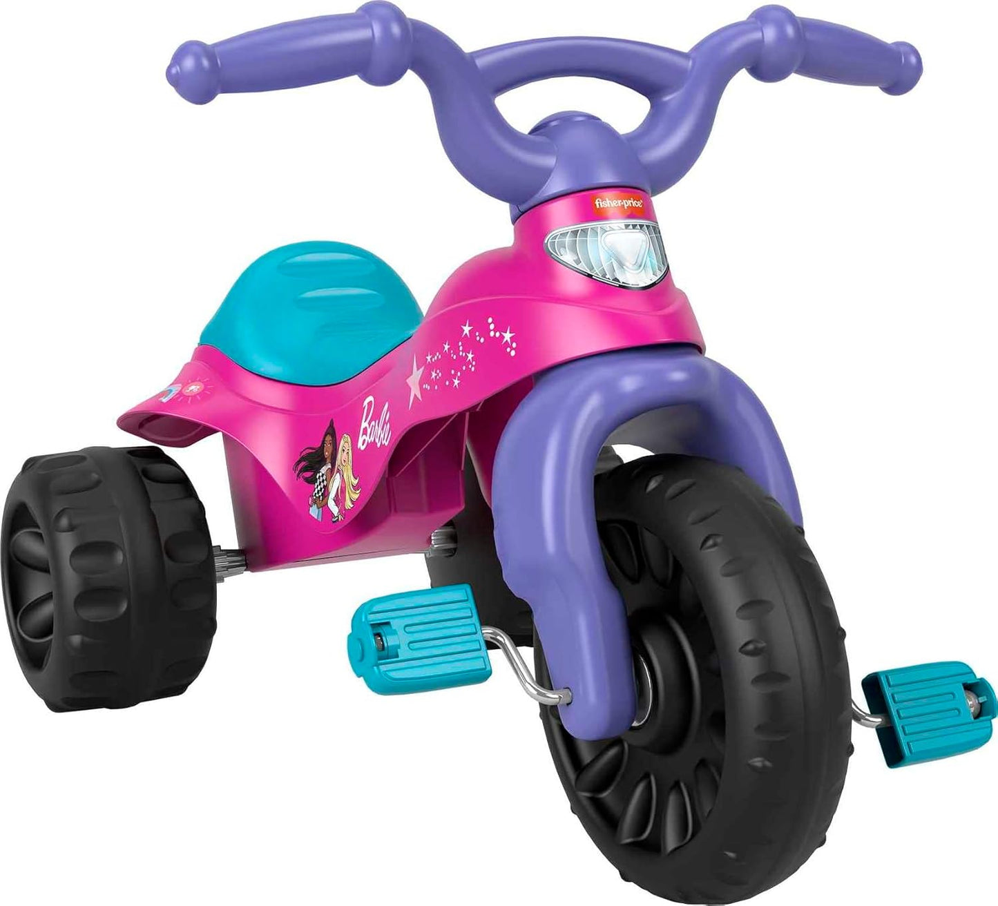 Barbie Fisher-Price Tricycle with Handlebar Grips and Storage Area