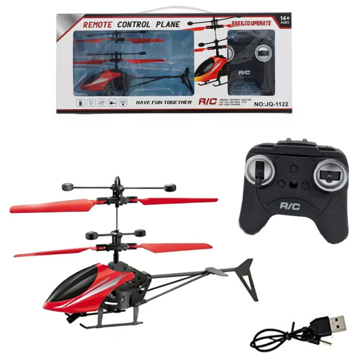 Rc Flying Helicopter Toy For Kids Remote Control Helicopter 360 USB Rechargeable Flying Toy