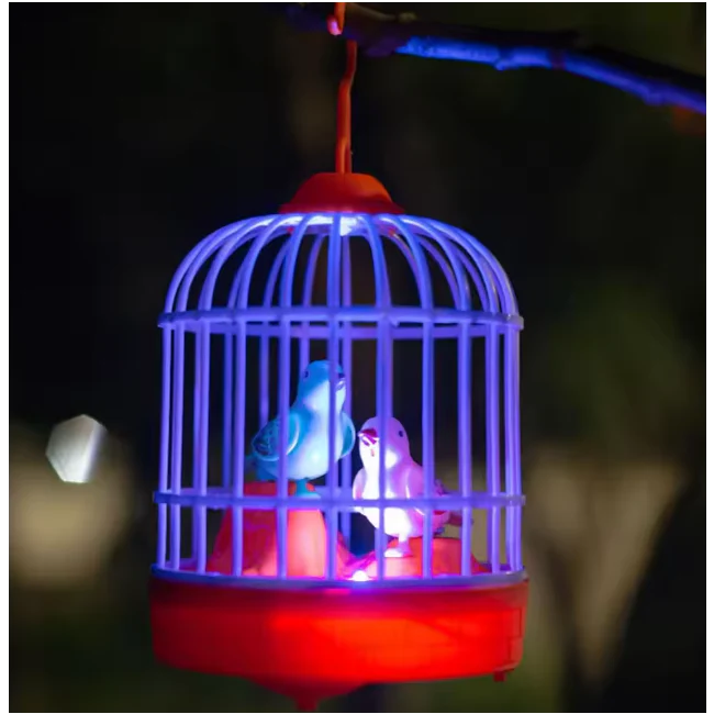 Voice-Controlled Talking Bird Toy with Cage ||Talking Birds Cage WIth Music Toy For Kids