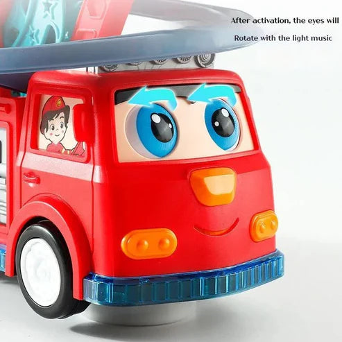 Musical Fire Rescue Truck Track With Little 3 Ducks||Musical Toy For Kids