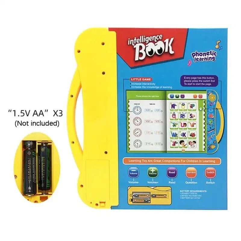 Kids Intelligence Book, English Learning Toy For Early Education