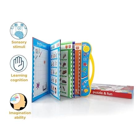 Kids Intelligence Book, English Learning Toy For Early Education