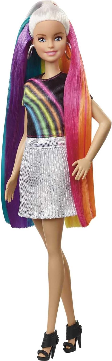 Barbie Rainbow Sparkle Hair Doll || Barbie Doll Playset For Girls