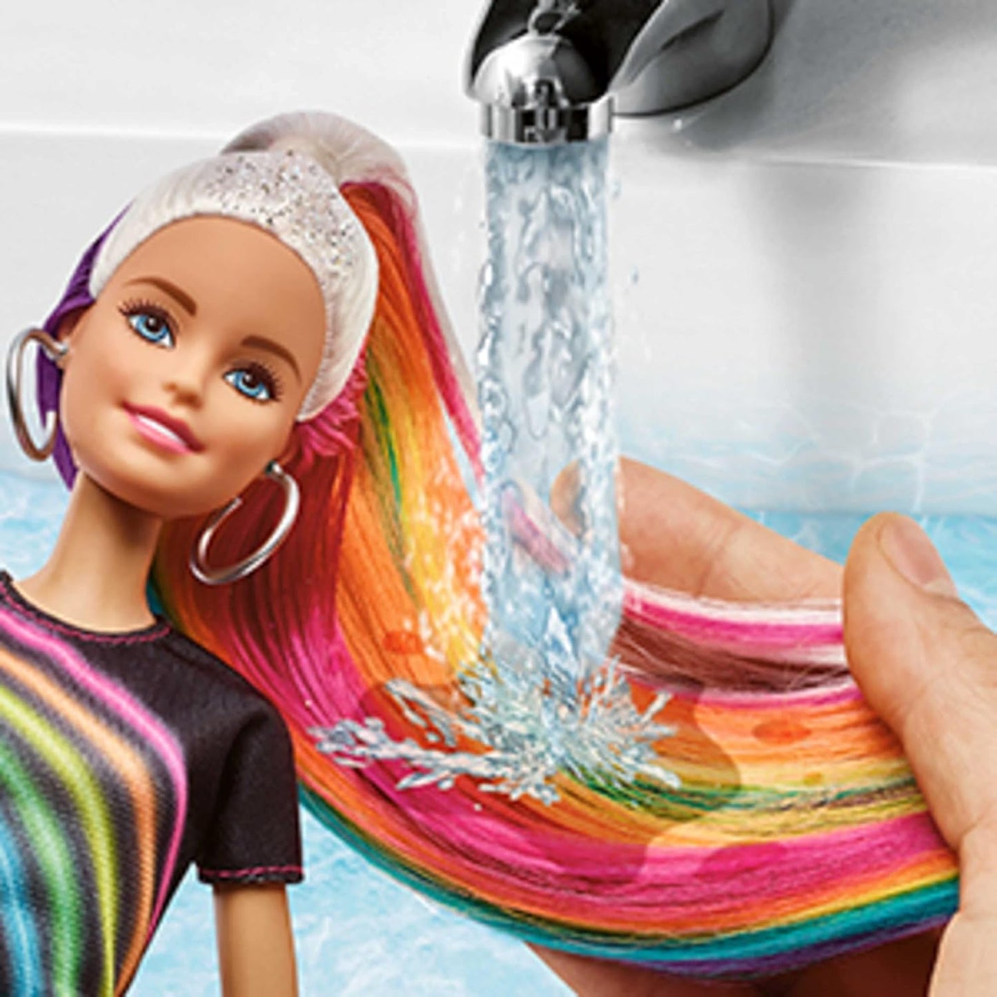 Barbie Rainbow Sparkle Hair Doll || Barbie Doll Playset For Girls