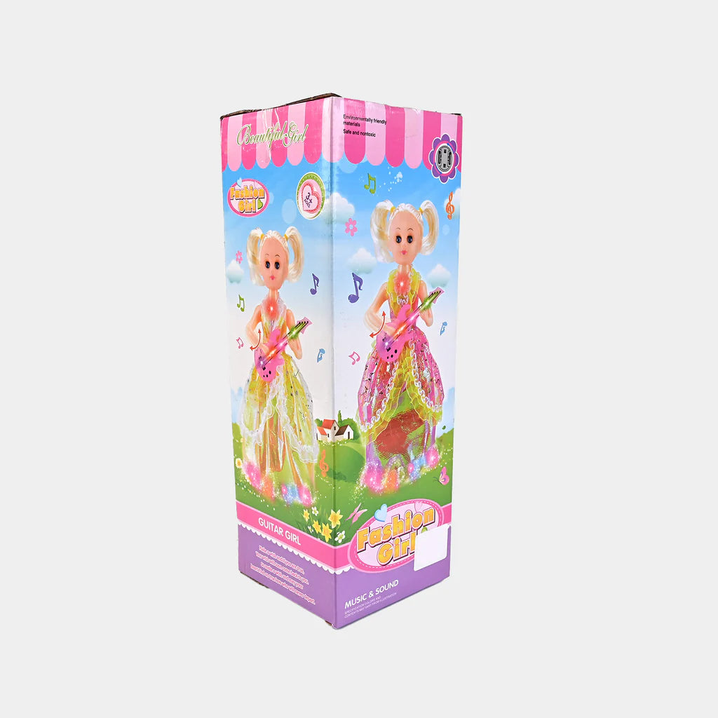 Walking Guitar Doll With Music and Lights Best Gift For Girl Musical Doll