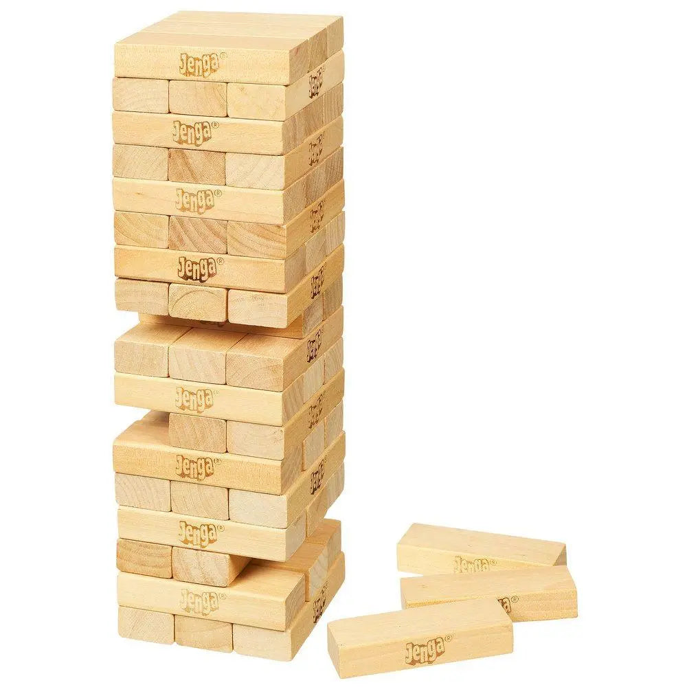 Classic 2 In 1 Jenga Game Wooden Stacking Game for Kids & Adults