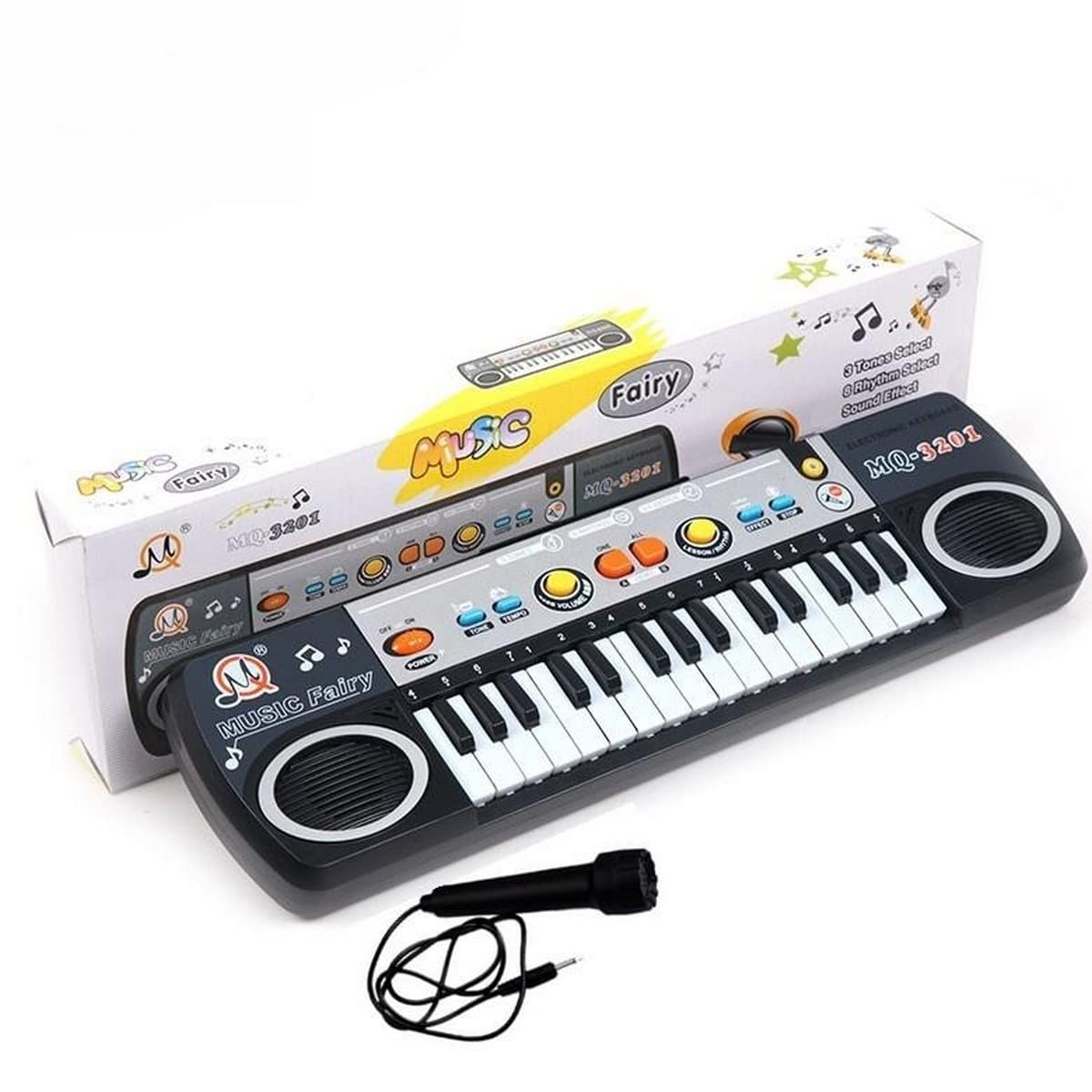 Musical Fairy Music Piano KeyBoard WIth Mic Toy For Kids ||MQ3701