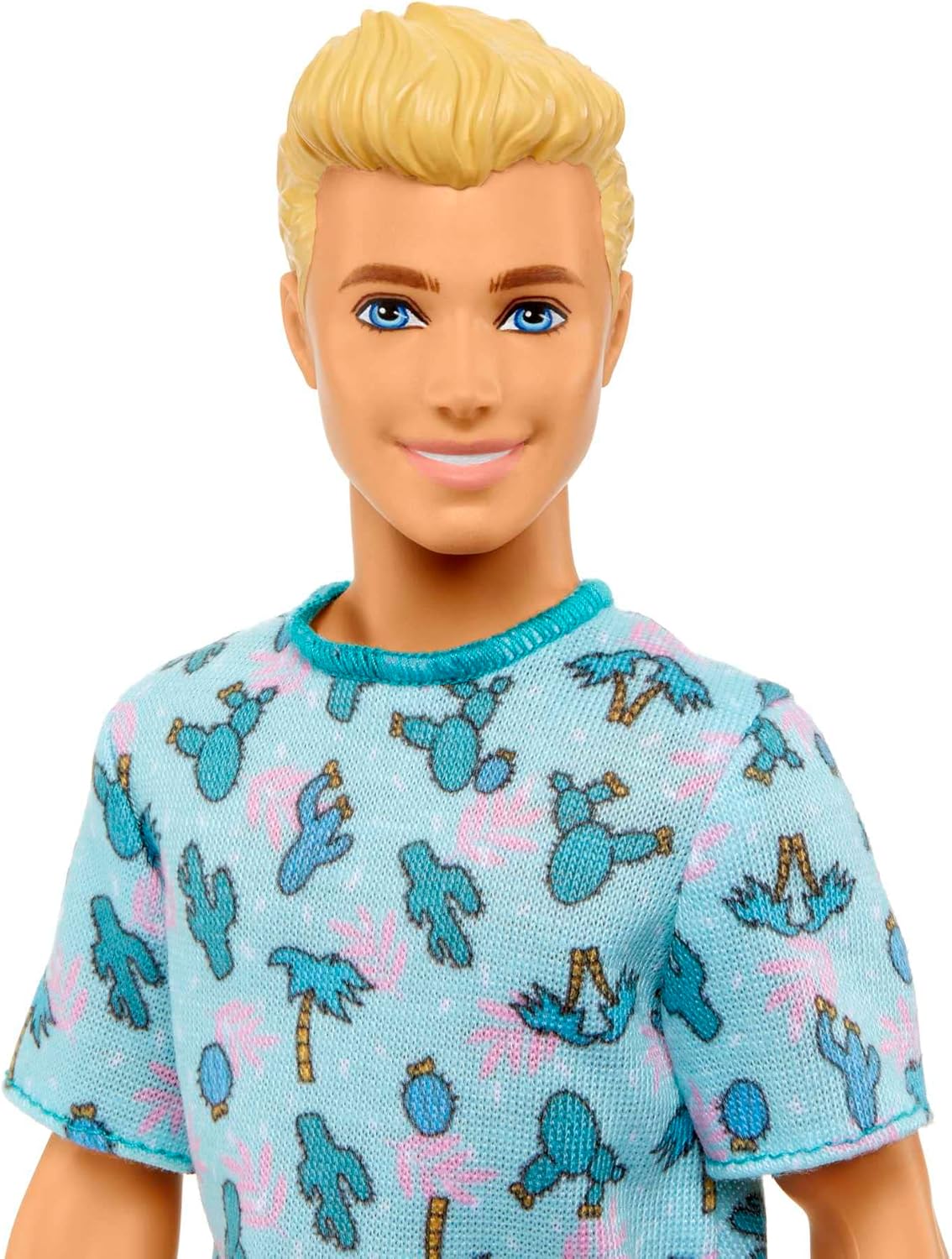 Barbie Ken Fashionistas Blonde Doll with Cactus and Palm Tree T-Shirt