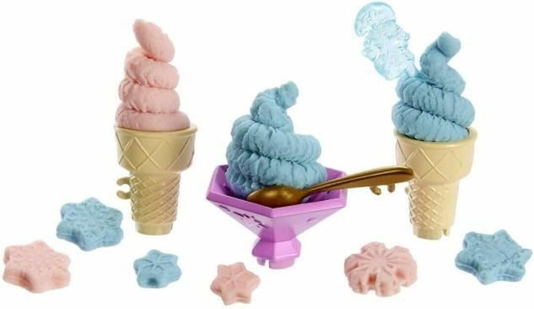 Mattel Disney Frozen Dessert Play Set ith Elsa Doll, Olaf Figure And Many Acessories