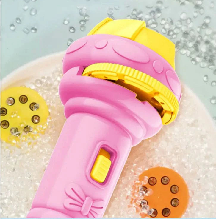 Mini Flashlight Projector Slide Projector Toy For Kids