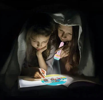 Mini Flashlight Projector Slide Projector Toy For Kids