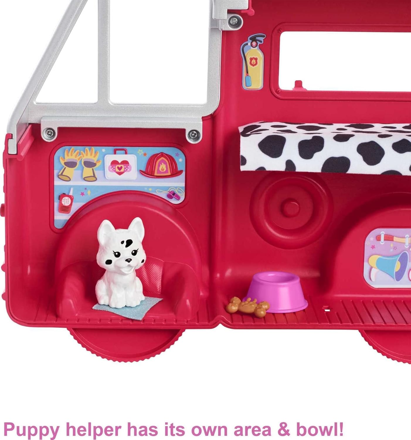 Barbie Fire Truck Vehicle Barbie Play Set Chelsea Doll With Acessories