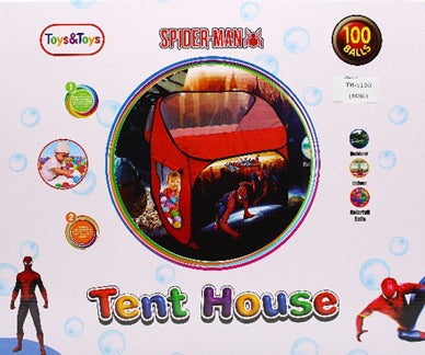 Spider Man Pop Tent With 100 Balls || Indoor game For Kids