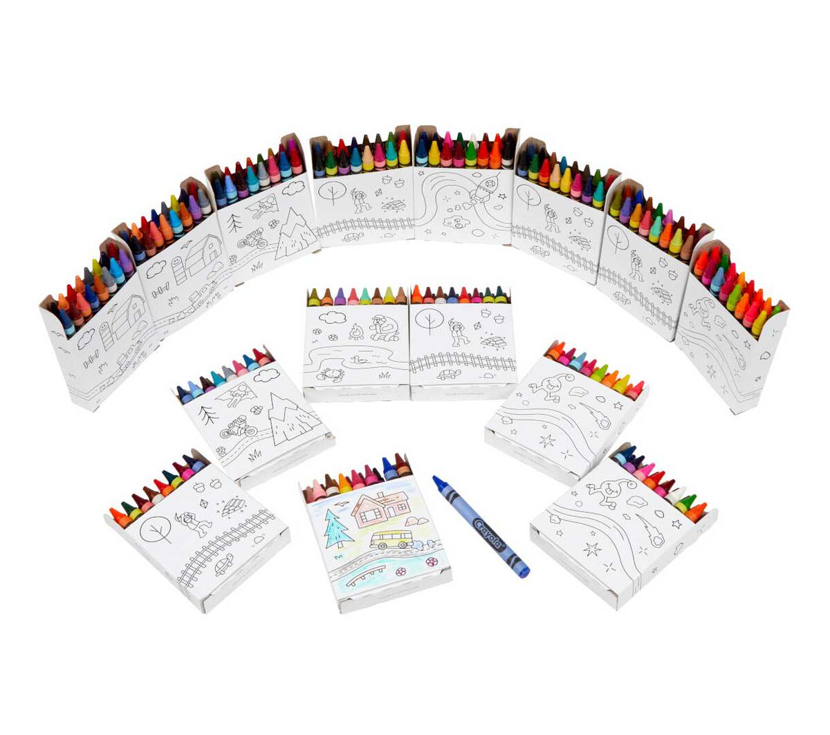 Crayola Crayons with Tub 240 Crayons