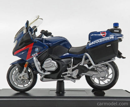 Maisto 1:18 Police Motorcycle Carabinieri MotorBike Toy For Kids