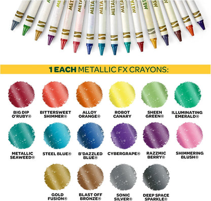 Crayola Ultimate 152 Assorted Crayon Box with Sharpener Caddy