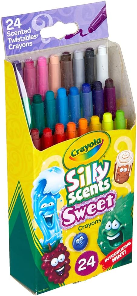 Crayola Mini Twistable Crayons Pack Of 24 Colours Assorted