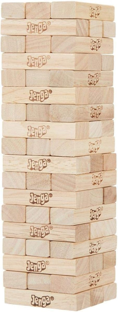 Hasbro Jenga Classic Game Wood Stacking Game  Wood Game Play