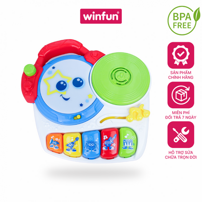Winfun Magic Lights DJ Mixer Musical Toy For Kids Activity Toy For Todler