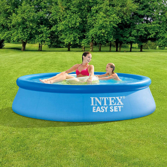 INTEX Easy Set Pool 8ft x 24" With Hand Air Pump
