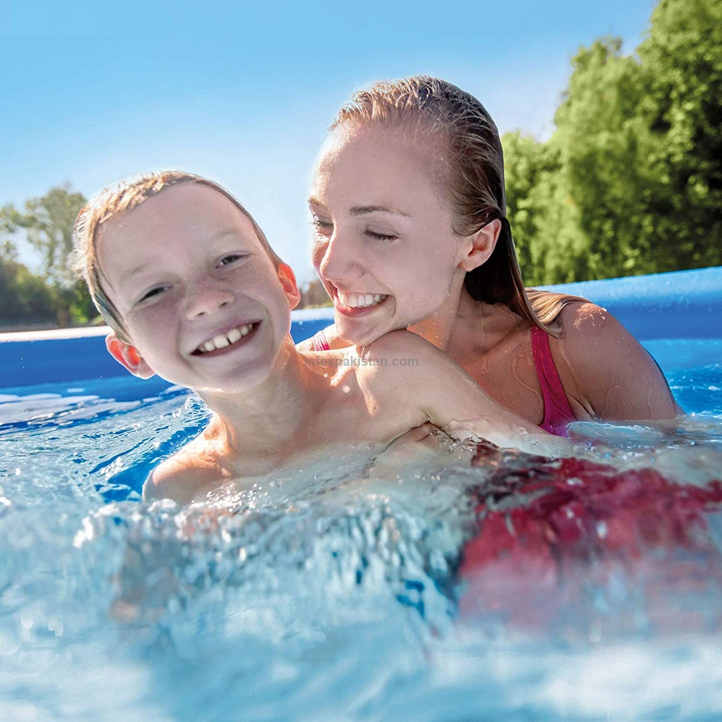 INTEX Easy Set Pool 8ft x 24" With Hand Air Pump