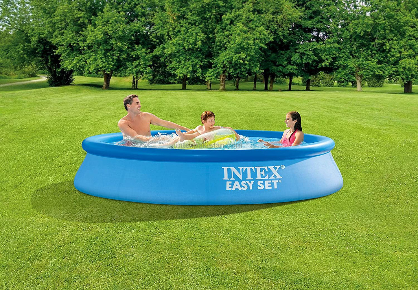 INTEX Easy Set Pool With Filter Pump (10ft x 24" ) With Air Pump And Filter