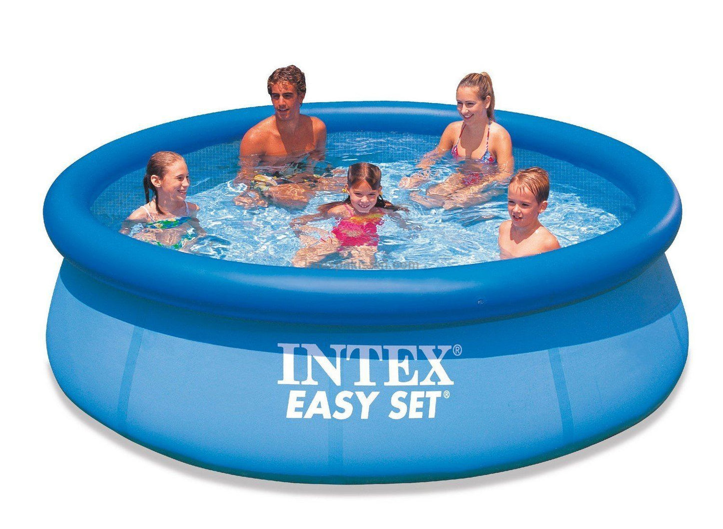 INTEX 10-FT Easy Set Pool ( 10' X 30") Family Swimming Pool With Hand Air Pump