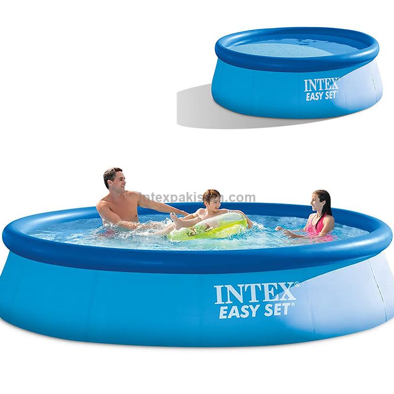 INTEX Easy Set Pool ( 12' X 30" )  Swimming Pool For Family 12 Ft x  2.5 Ft