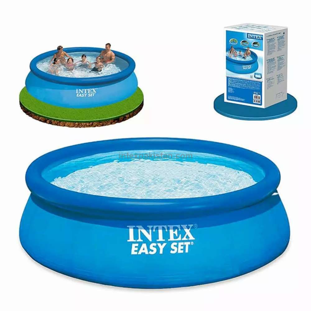 INTEX Easy Set Pool ( 12' X 30" )  Swimming Pool For Family 12 Ft x  2.5 Ft