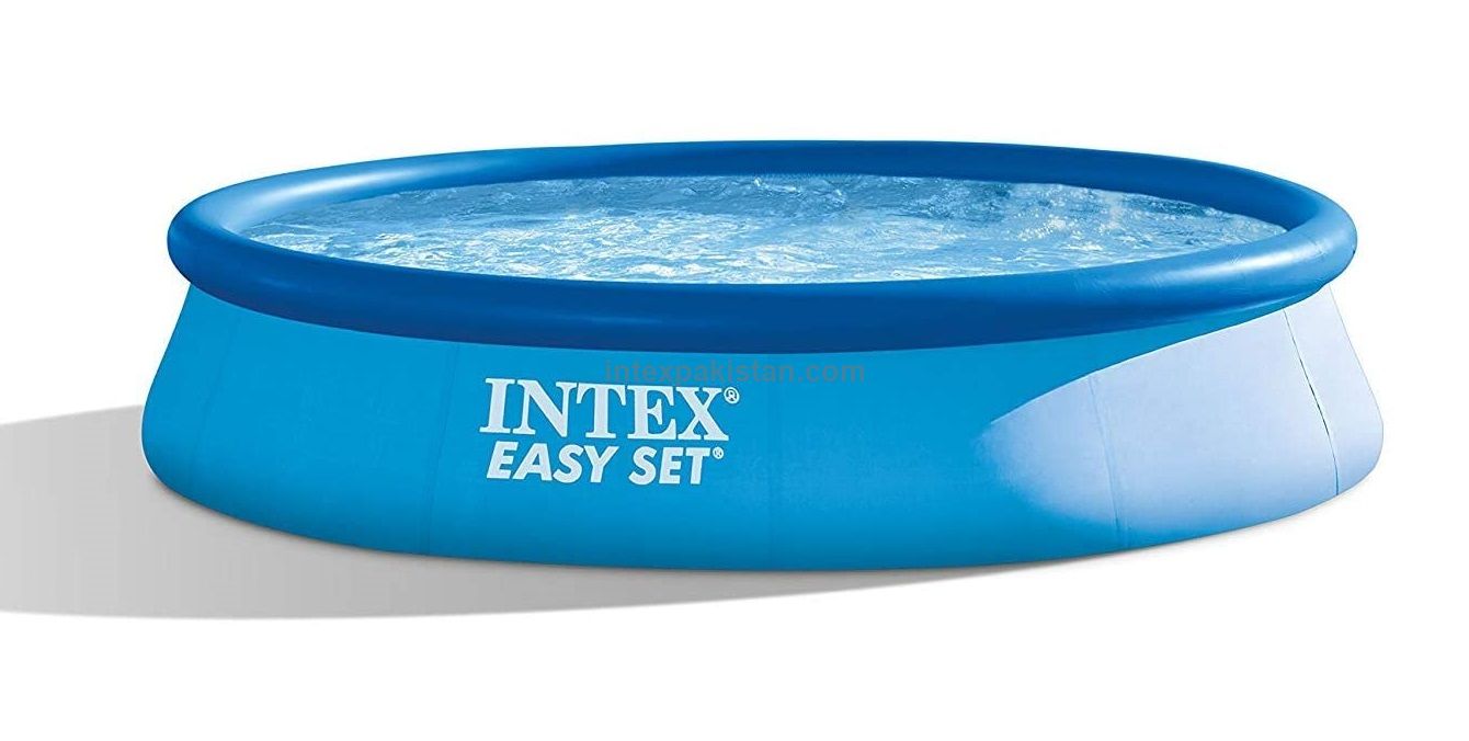 INTEX Easy Set Pool ( 13' X 33" ) Puncture-Resistant 3-Ply Material With Filter Pump