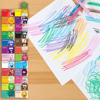 Crayola Mini Twistable Crayons Pack Of 24 Colours Assorted