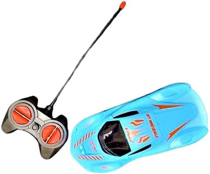 Remote Control Sports Car Toy For Kids Rechargeable Car WIth Lights (colour may Vary)