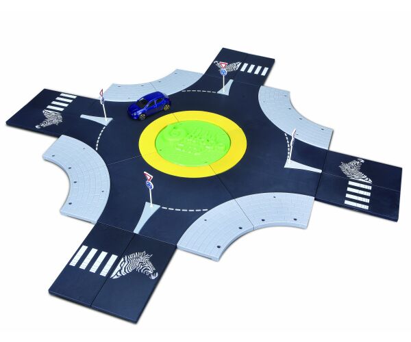 Bburago City 1:43 Roundabout Play Set Toy For Kids (building Not Included)