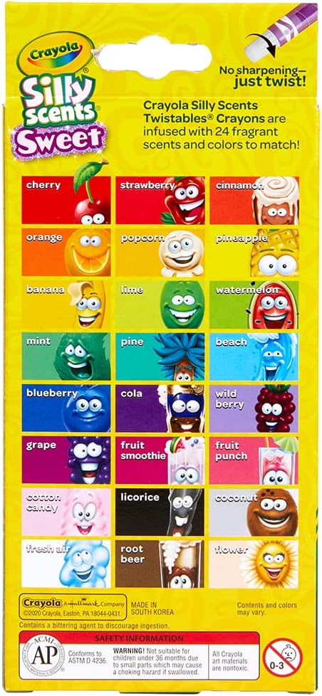 Crayola Mini Twistable Crayons Pack Of 24 Colours Assorted